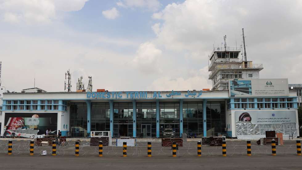epa09438378 A view of the Hamid Karzai International Airport, after the US withdrawal, in Kabul, Afghanistan, 31 August 2021. The United States on 30 August, said that it had ended its military mission in Afghanistan after 20 years of war with the departure from Kabul of the last US aircraft carrying American troops. The commander of the US Central Command, Gen. Frank McKenzie, made the announcement at a tele-press conference at the Pentagon.  EPA/STRINGER