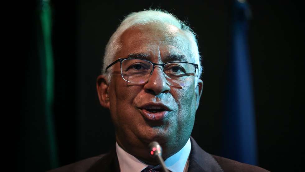 O primeiro-ministro, António Costa, discursa durante a cerimónia de assinatura das Agendas Mobilizadoras, em Lisboa, 17 de setembro de 2022.  RODRIGO ANTUNES/LUSA