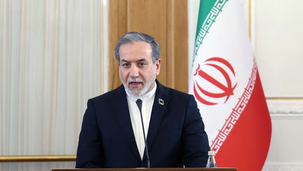 epa11798738 Iranian Minister of Foreign Affairs Abbas Araghchi speaks during a joint press conference with his Omani counterpart Sayyid Badr Albusaidi (not pictured) in Tehran, Iran, 30 December 2024. Albusaidi is in Tehran to meet with Iranian officials to discuss tensions in the region.  EPA/ABEDIN TAHERKENAREH