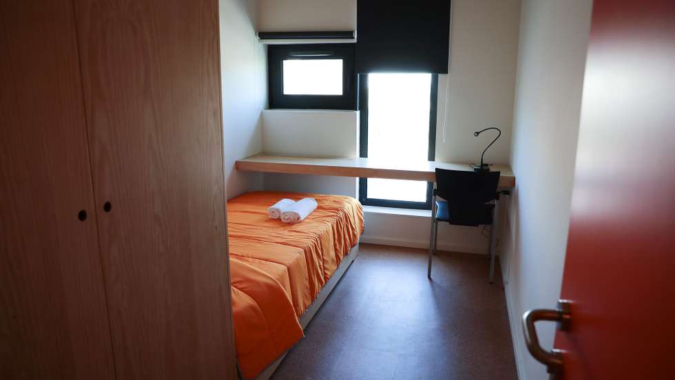 Vista de um dos quartos da nova de uma residência universitária que hoje foi inauguarada na Ajuda , Lisboa, 23 de julho de 2019. ANTÓNIO COTRIM/LUSA