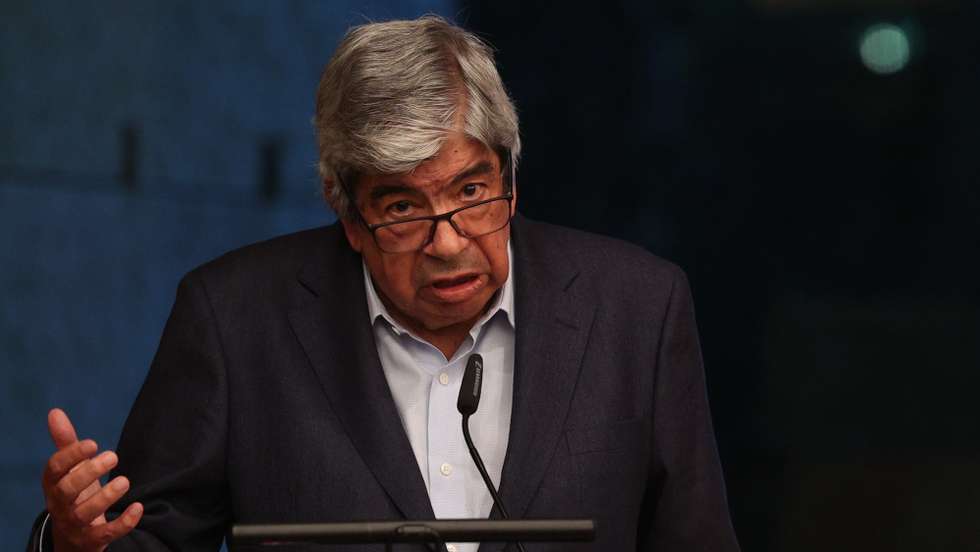 Eduardo Ferro Rodrigues discursa durante a apresentação do seu livro de memórias "Assim vejo a minha vida"  no Centro Cultural de Belém, Lisboa, 23 de outubro de 2023. TIAGO PETINGA/LUSA
