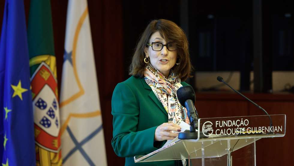 A ministra da Justiça, Catarina Sarmento e Castro, intervém na conferência Consciência e Liberdade 2023, promovida pela Associação Internacional para a Defesa da Liberdade Religiosa (AIDLR) sob o tema "Religião e Liberdade de Expressão", em Lisboa, 07 de fevereiro de 2023. ANTÓNIO PEDRO SANTOS/LUSA