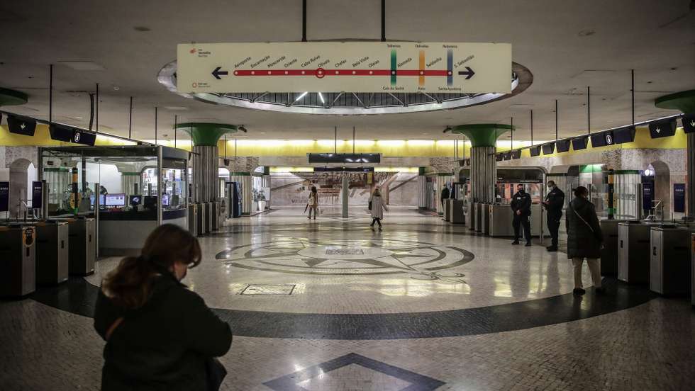 Estação do Metro dos Olivais depois das obras de requalificação