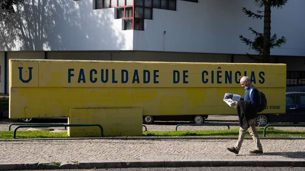 Faculdade de Ciências da Universidade de Lisboa, em Lisboa 11 de fevereiro de 2022. JOSÉ SENA GOULÃO/LUSA