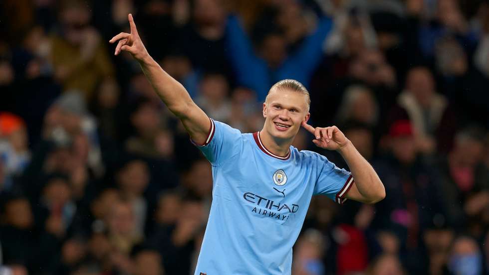Haaland marcou os dois primeiros golos do City, saiu ao intervalo e leva ainda assim 19 golos e três assistências em apenas 14 jogos em 2022/23