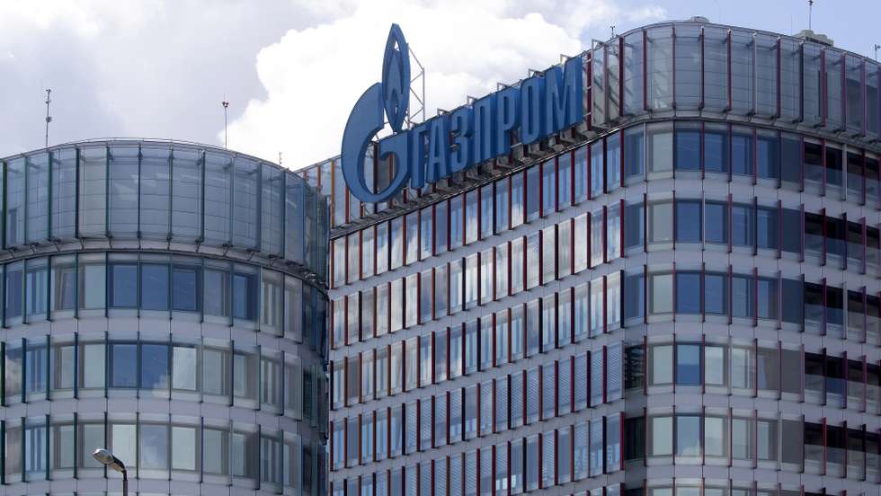 epa09916747 Exterior view of the Gazprom building in St. Petersburg, Russia, 29 April 2022. Gazprom has completely suspended gas supplies to the Bulgarian company Bulgargaz and the Polish PGNiG. The reason is due to their failure to pay in rubles in due time, it is said in a statement of the Russian holding. On 23 March, Russian President Putin ordered that so-called "unfriendly" states had to pay in rubles for Russian gas, saying that Moscow would refuse to accept payments under gas contracts with those states in 'compromised' currencies, particularly meaning dollars and euros.  EPA/ANATOLY MALTSEV