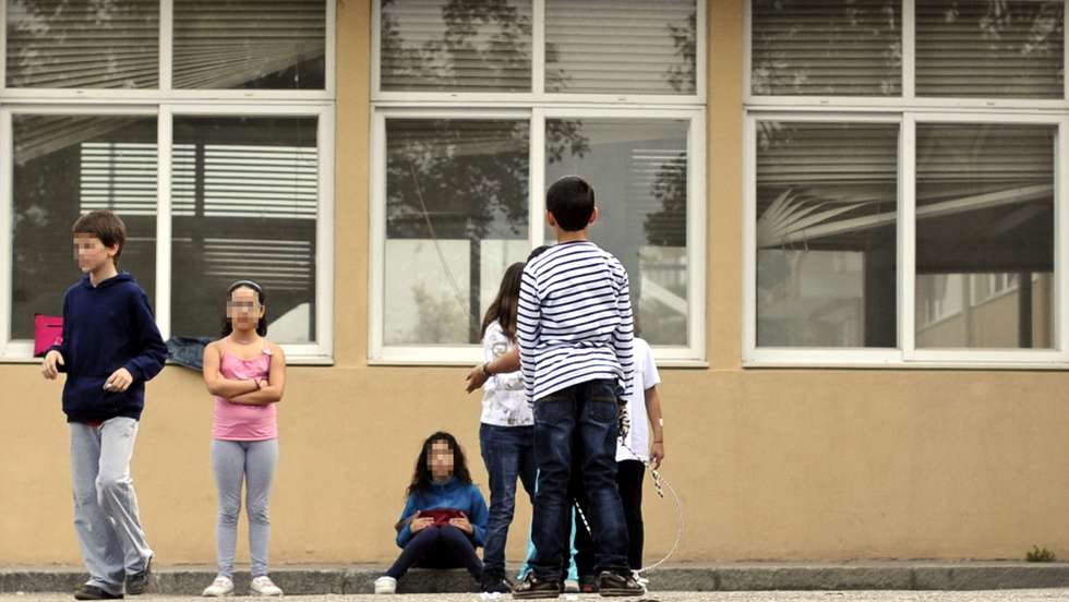 Na Escola EB1 da Vilarinha, decorreu o normal funcionamento das provas de aferição de quarto ano, em dia da greve da função pública, no Porto, 6 de maio de 2011. LUIS EFIGENIO / LUSA