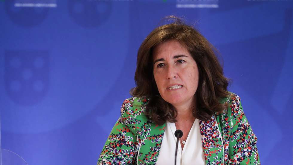 A ministra do Trabalho, Solidariedade e Segurança Social, Ana Mendes Godinho, Durante o briefing da reunião do Conselho de Ministros, em Lisboa, 23 de junho de 2022. TIAGO PETINGA/LUSA