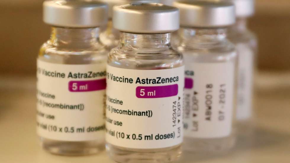 epa09092969 View of various doses of the AstraZeneca coronavirus vaccines against Covid-19 in Madrid, Spain, 24 March 2021. Spain resumes the use of this vaccine after a 10-day-long pause in its administration following the European Medicines Agency (EMA) announcement to uphold its approval of the vaccine. Some of EU member countries countries stopped giving the vaccine over fears there might be links between the vaccination against Covid-19 with the AstraZeneca vaccine and a rare number of blood clots.  EPA/J.J. GUILLEN