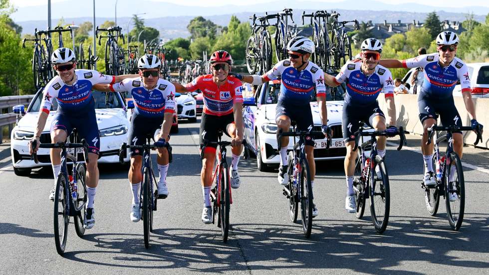Quick-Step de Remco Evenepoel fez a festa durante a equipa, naquela que foi também a maior vitória do patrão da equipa, Patrick Lefevere