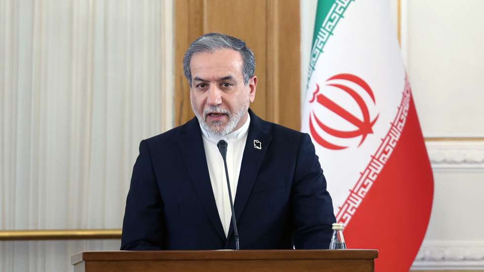 epa11798738 Iranian Minister of Foreign Affairs Abbas Araghchi speaks during a joint press conference with his Omani counterpart Sayyid Badr Albusaidi (not pictured) in Tehran, Iran, 30 December 2024. Albusaidi is in Tehran to meet with Iranian officials to discuss tensions in the region.  EPA/ABEDIN TAHERKENAREH