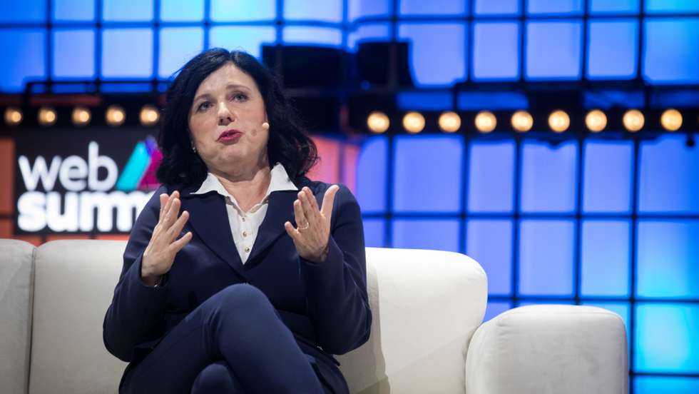Věra Jourová, vice-presidente da Comissão Europeia para os Valores e Transparência