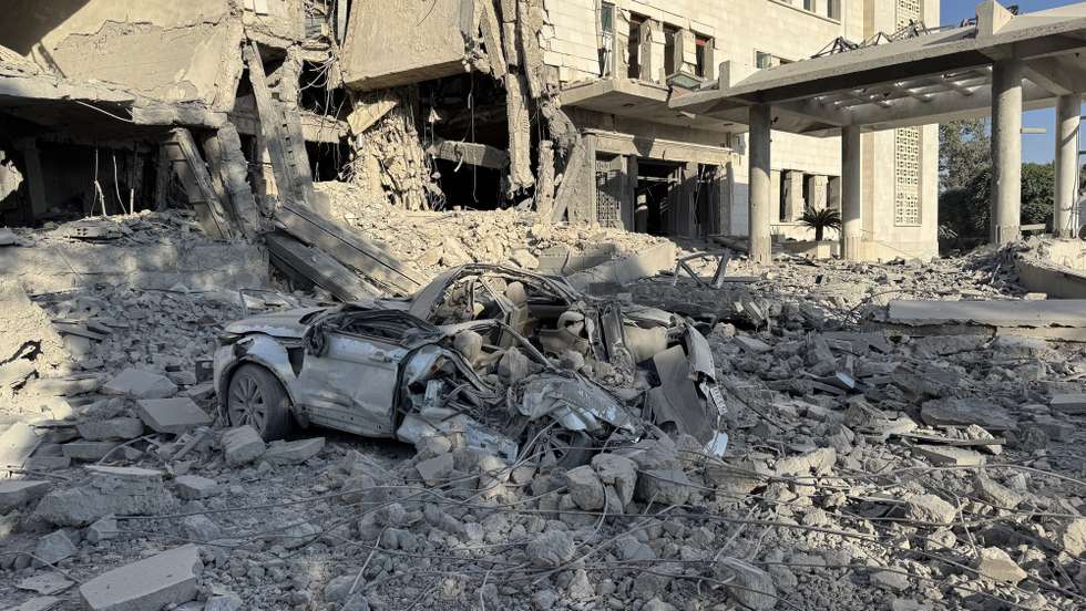 epa12241446 The damaged Syrian Ministry of Defense building, which houses the military's General Staff Headquarters, following an Israeli airstrike in Damascus, Syria, 16 July 2025. The Israel Defense Forces confirmed the strike on the building on 16 July following the deployment of Syrian troops in the predominantly Druze province of Suwayda (Sweida), after clashes between Druze fighters and Bedouin tribes resulted in the death of dozens of people. The Syrian Defense Minister announced a ceasefire on July 15 in the city of As Suwayda, which Syrian troops entered in the morning, but the area is witnessing violent clashes between government forces and Druze militants.  EPA/MOHAMMED AL RIFAI