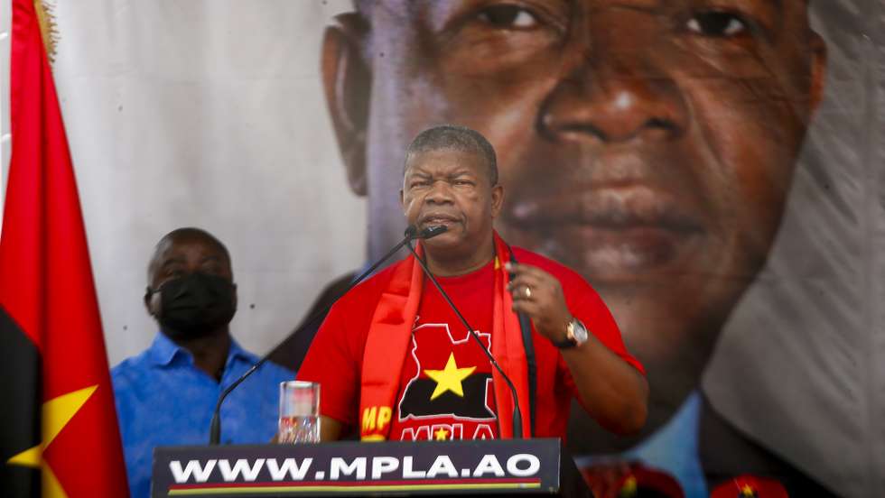 Ato de abertura da campanha do Movimento Popular de Libertação de Angola (MPLA) com vista às eleições gerais de 24 de agosto, com a presença de João Lourenço, em Camama, Luanda. AMPE ROGÉRIO/LUSA