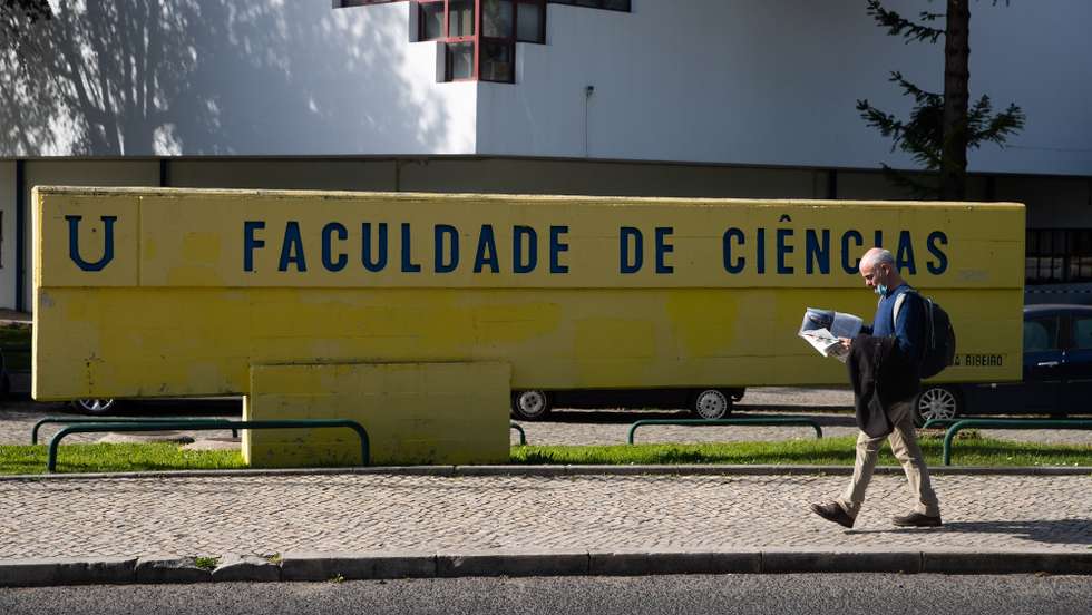 Faculdade de Ciências da Universidade de Lisboa, em Lisboa 11 de fevereiro de 2022. JOSÉ SENA GOULÃO/LUSA