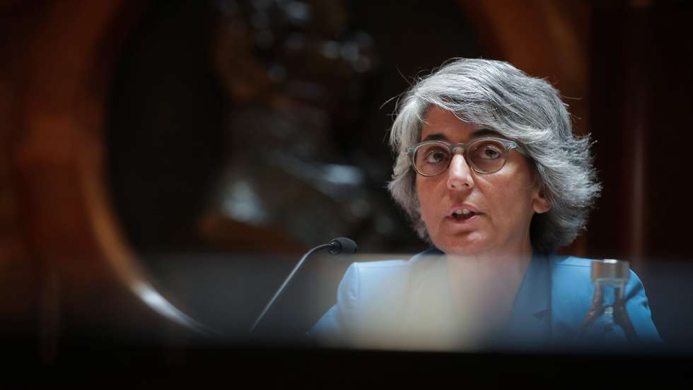 A ministra da Cultura, Graça Fonseca, durante a sua audição na Comissão de Cultura e Comunicação, na Assembleia da República, em Lisboa, 21 de julho de 2020. MÁRIO CRUZ/LUSA