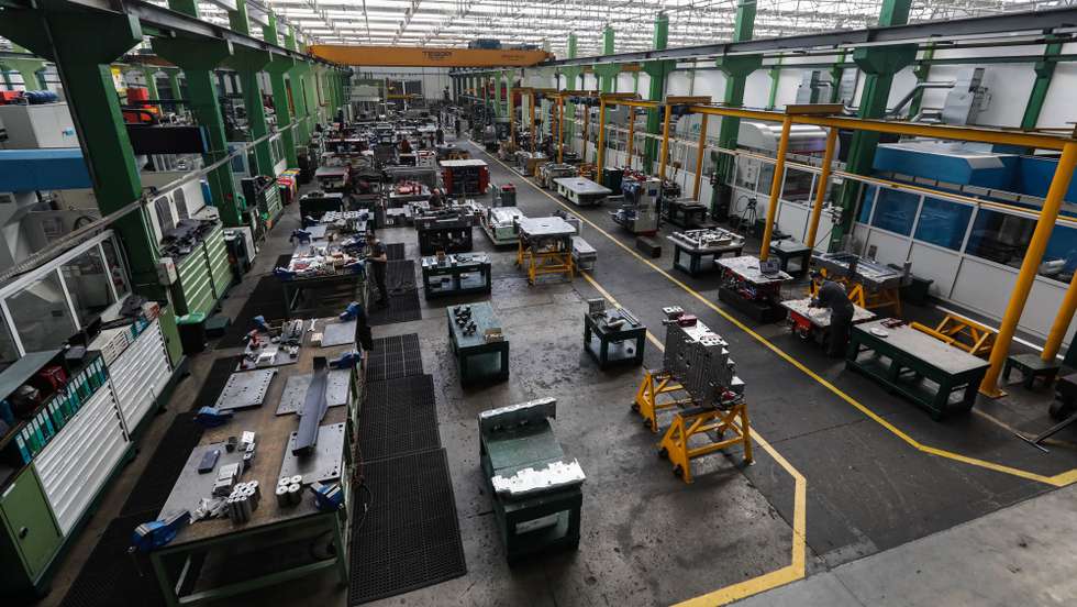 Empresa de moldes de aço Simoldes, em Oliveira de Azeméis, 09 de março de 2020. PAULO NOVAIS/LUSA