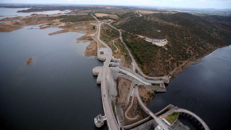 Barragem de Alqueva, 16 de junho de 2020. NUNO VEIGA/LUSA