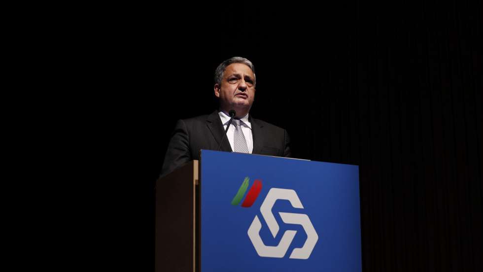 O presidente do conselho de administração da Caixa Geral de Depósitos (CGD), Paulo Macedo, intervém durante a conferência de imprensa para apresentação dos resultados do 1.º trimestre de 2021 da instituição bancária, Lisboa, 13 de maio de 2021. ANTÓNIO COTRIM/LUSA
