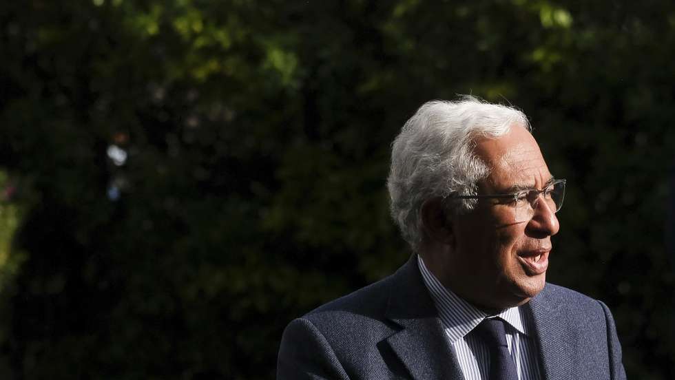 O primeiro-ministro, António Costa, à chegada para a reunião da Concertação Social para debater a situação de crise na Ucrânia, na sede do Conselho Económico e Social (CES), em Lisboa, 8 de março de 2022. MÁRIO CRUZ/LUSA