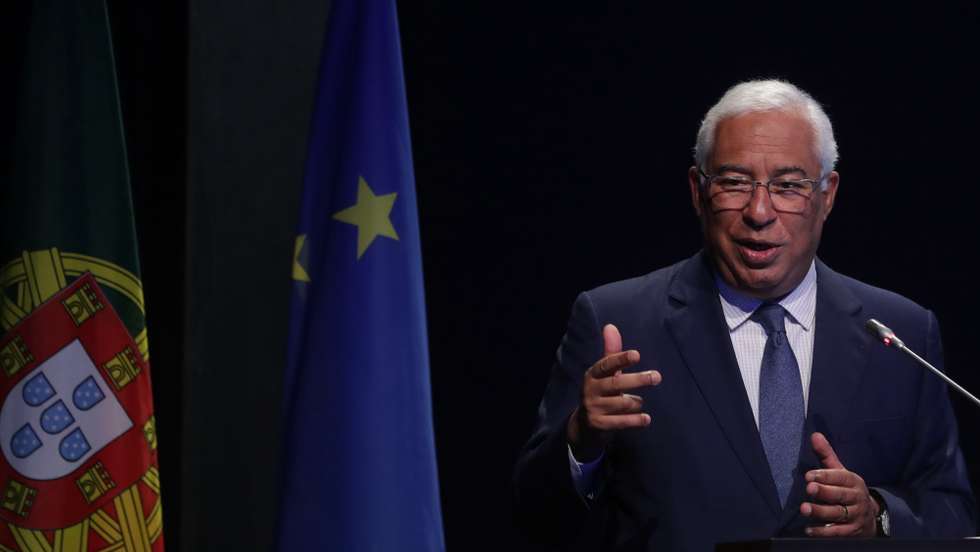 O primeiro-ministro, António Costa, fala durante a apresentação pública dos resultados da segunda fase do concurso das Agendas Mobilizadoras do Plano de Recuperação e Resiliência (PRR) no pavilhão do Conhecimento em Lisboa, 21 de junho de 2022. TIAGO PETINGA/LUSA
