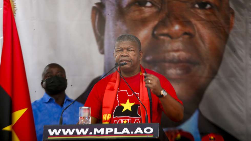 Ato de abertura da campanha do Movimento Popular de Libertação de Angola (MPLA) com vista às eleições gerais de 24 de agosto, com a presença de João Lourenço, em Camama, Luanda. AMPE ROGÉRIO/LUSA