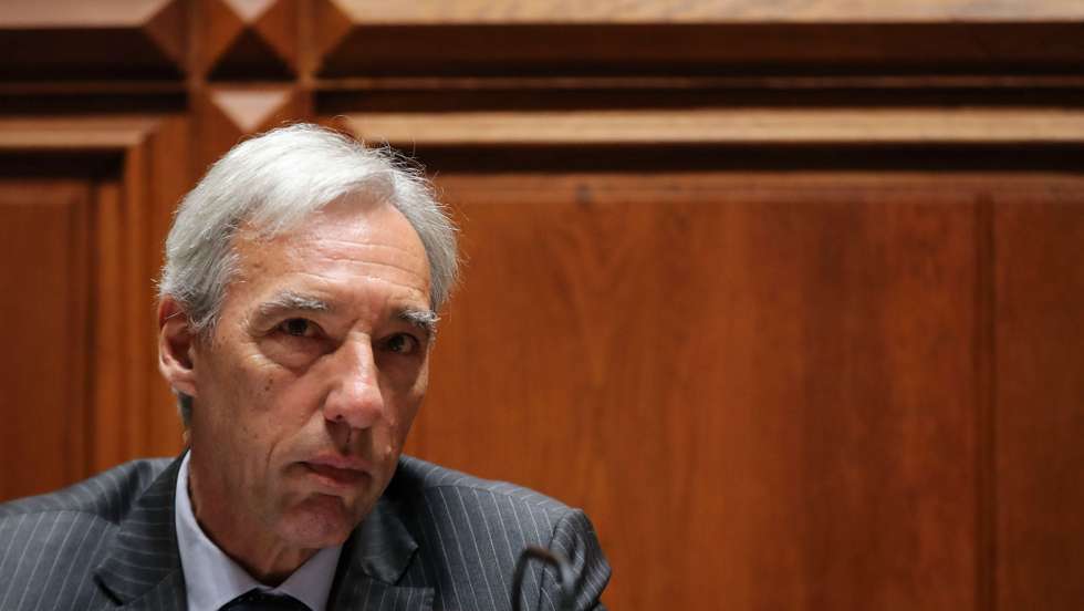 O ministro dos Negócios Estrangeiros, João Gomes Cravinho, durante a audição na Comissão de Orçamento e Finanças da Assembleia da República, Lisboa, 31 de outubro  de 2022.   MANUEL DE ALMEIDA/LUSA