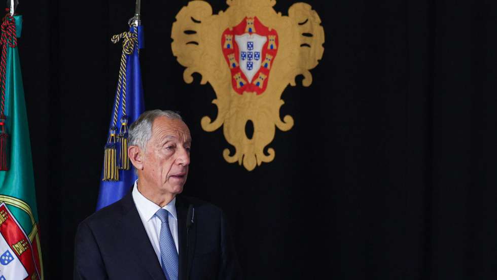 O Presidente da República, Marcelo Rebelo de Sousa, durante a apresentação da Luz da Paz de Belém - Corpo Nacional de Escutas, que decorreu no Palácio de Belém, em Lisboa 24 de dezembro de 2022. ANTÓNIO COTRIM/LUSA