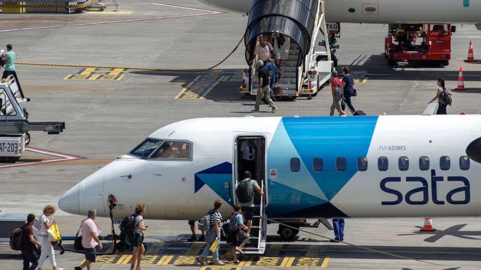 Aviões da Azores Airlines
