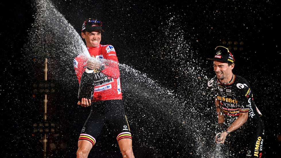 Sepp Kuss ganhou a primeira grande volta da carreira em 2023, ano em que contribuiu para os triunfos de Primoz Roglic no Giro e de Jonas Vingegaard no Tour