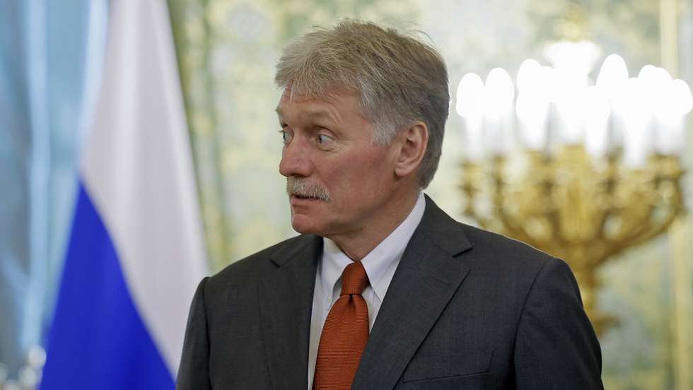epa11511964 Kremlin's spokesman Dmitry Peskov waits before a meeting with Indonesia's President-elect Prabowo Subianto (not pictured) in Moscow, Russia, 31 July 2024. Subianto is on a two-day working visit to Russia.  EPA/MAXIM SHEMETOV/REUTERS/POOL / POOL