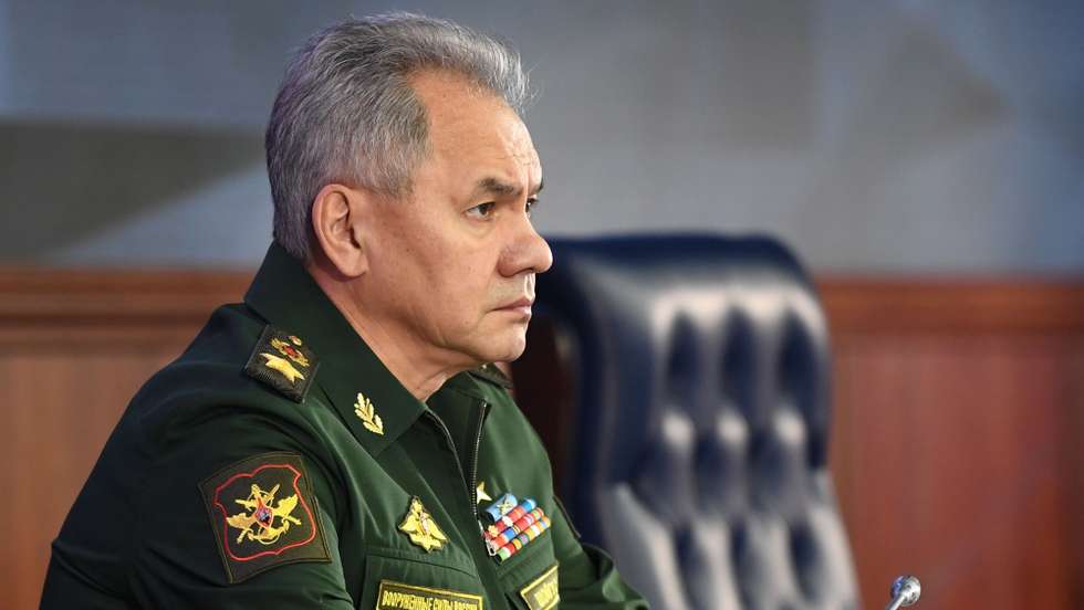 Ministro da Defesa da Rússia, Sergei Shoigu
