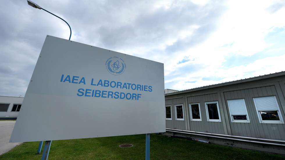 epa03880875 The entrance to the International Atomic Energy Agency's (IAEA) new nuclear Material Laboratory at the Agency's Seibersdorf facility in Seibersdorf, Austria, 23  September 2013. The laboratory is an essential component of the Agency's safeguards activities, as it analyses material sampled by safeguards inspectors from nuclear fuel cycle processes. The new building, which began construction in 2011, replaces an aging building which no longer meets the needs of the IAEA.  EPA/ROBERT JAEGER