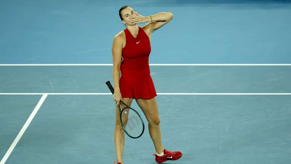 Sabalenka, que defende o título conquistado o ano passado