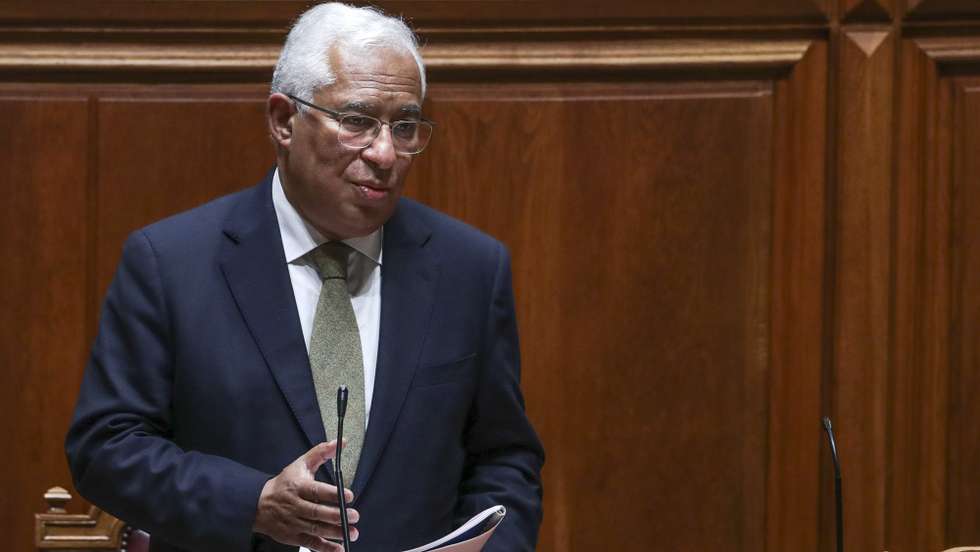 O primeiro-ministro, António Costa, participa no debate preparatório do Conselho Europeu na Comissão Permanente, na Assembleia da República em Lisboa, 22 de março de 2022. TIAGO PETINGA/LUSA