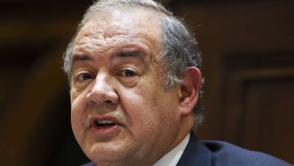 O ministro da Economia e do Mar, António Costa Silva, durante a sua audição na Comissão de Economia, Obras Públicas, Planeamento e Habitação, na Assembleia da República, em Lisboa, 17 de janeiro de 2023. JOSÉ SENA GOULÃO/LUSA