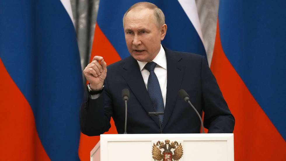 O Presidente da Rússia, Vladimir Putin