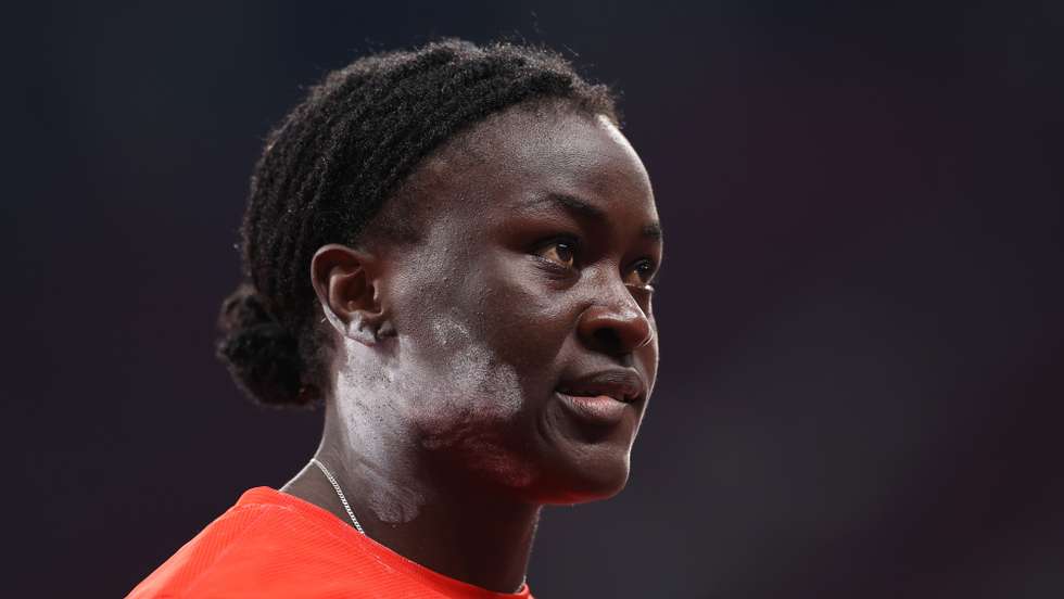 Auriol Dongmo conseguiu qualificação no grupo B, onde as chinesas Lijiao Gong e Jiayuan Son fizeram as melhores marcas