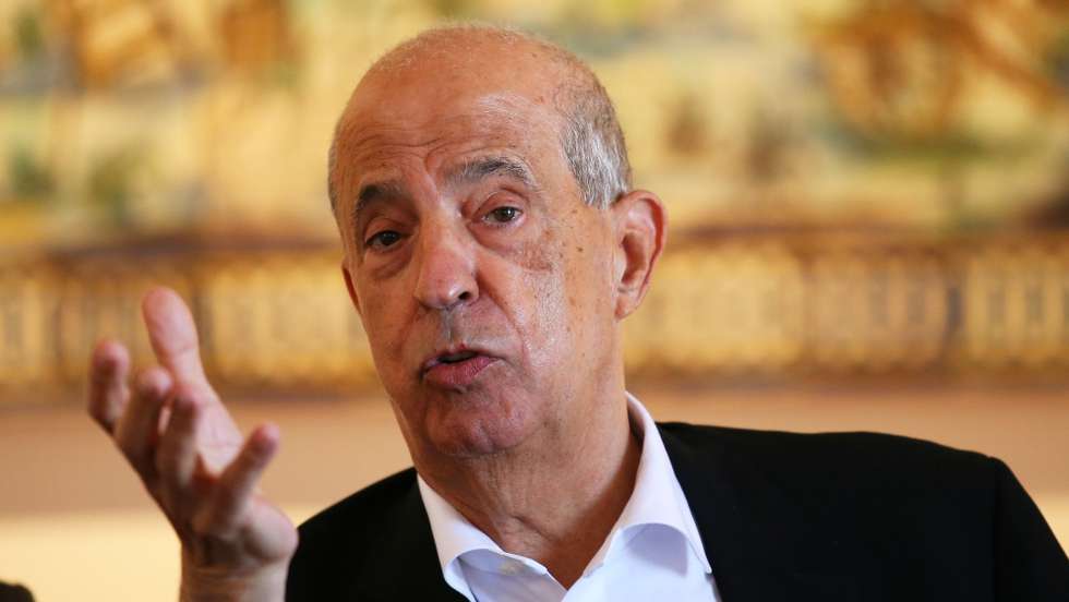 O comendador Joe Berardo, durante a apresentação à comunicação social do Museu Berardo Estremoz, dedicado ao azulejo, que abre ao público no dia 26 de julho com a exposição "800 Anos de História do Azulejo", Estremoz, 22 de julho de 2020. NUNO VEIGA/LUSA