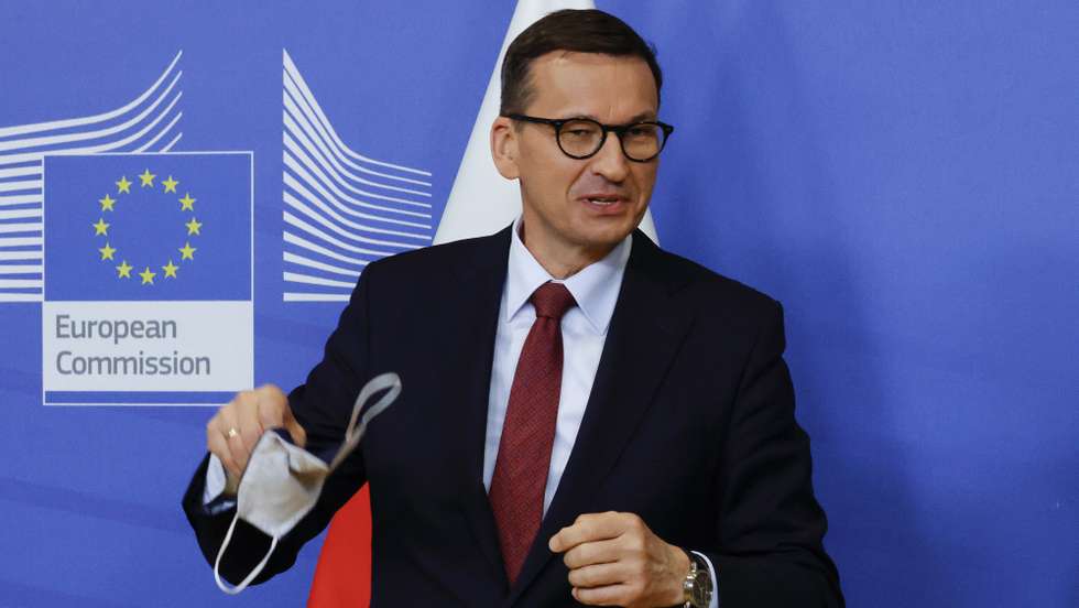 Primeiro ministro polaco Mateusz Morawiecki