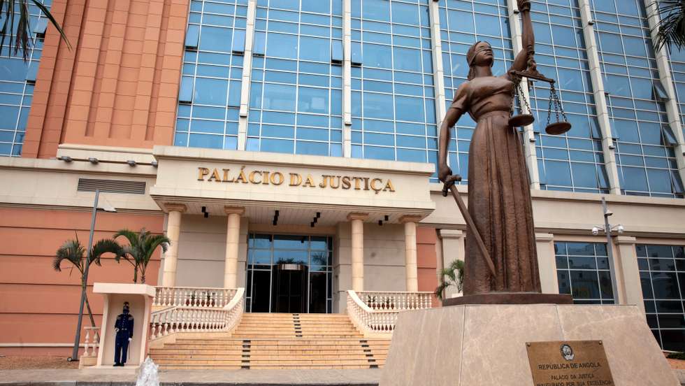 Sede da Palácio da Justiça onde decorre o julgamento do Caso BNA 500 Milhões, Luanda, Angola, 14 de agosto de 2020.  AMPE ROGERIO/LUSA