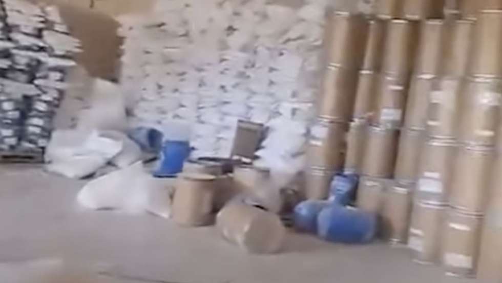 Vídeo divulgado nas redes sociais mostra fábrica e armazém desta droga