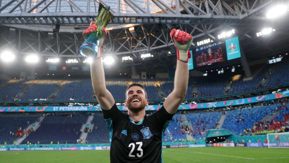 Unai Simón terminou com o prémio de MVP mas admitiu que, se fosse ele a escolher, daria essa distinção a Yann Sommer