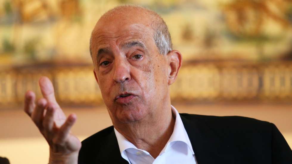O comendador Joe Berardo, durante a apresentação à comunicação social do Museu Berardo Estremoz, dedicado ao azulejo, que abre ao público no dia 26 de julho com a exposição "800 Anos de História do Azulejo", Estremoz, 22 de julho de 2020. NUNO VEIGA/LUSA
