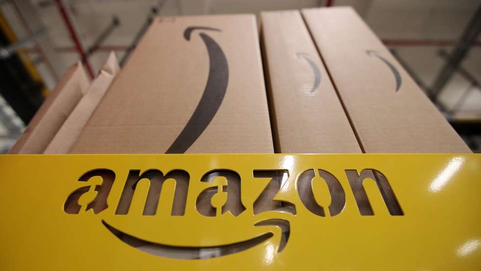 epa08873752 (FILE) Amazon packages at the Amazon logistic and distribution center in Moenchengladbach, Germany, 17 December 2019 (reissued 10 December 2020). According to media reports on 10 December 2020, French data privacy regulator CNIL will impose over 100 million euros fines on US companies Google and Amazon for breaching EU privacy data rules. According to media reports, Google will have to pay 100 million euros and Amazon 35 million euros fines.  EPA/FRIEDEMANN VOGEL *** Local Caption *** 55834561