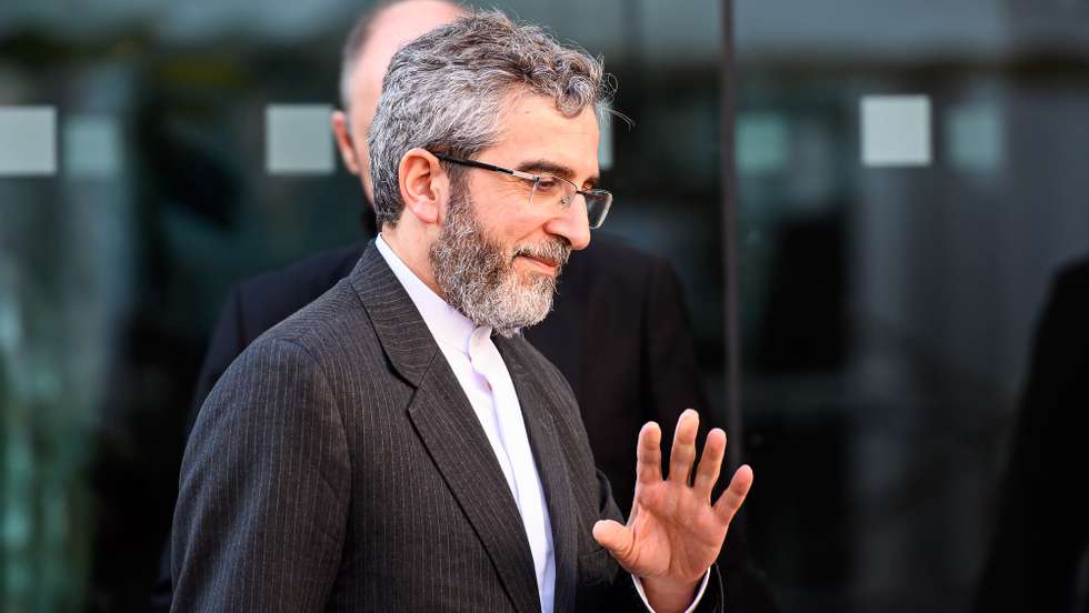 epa09812961 Iran&#039;s Chief Negotiator for the Nuclear Agreement, Ali Bagheri Kani leaves after a bilateral meeting with Deputy Secretary General/Political Director of the European External Action Service (EEAS), Enrique Mora (not pictured) for a possible next round of Joint Commission of the Joint Comprehensive Plan of Action (JCPOA) Joint Commission Iran talks meetings in Vienna, Austria, 09 March 2022.  EPA/CHRISTIAN BRUNA