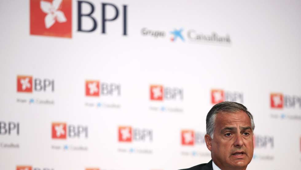 O CEO do BPI, João Pedro Oliveira e Costa, durante a conferência de imprensa de apresentação de resultados do 1.º semestre de 2020, na Sala Almada Negreiros do  Centro Cultural de Belém, em Lisboa, 31 de julho de 2020.  MANUEL DE ALMEIDA/LUSA