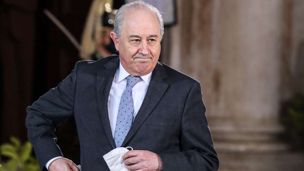 The president of the Social Democratic Party (PSD), Rui Rio, after the swearing in cerimony of the XXIII Constititional Government held at Ajuda Palace, Lisbon, Portugal, 30th March 2022. This is the third government headed by Antonio Costa, after winning the January 30 legislative elections with an absolute majority. MANUEL DE ALMEIDA/LUSA