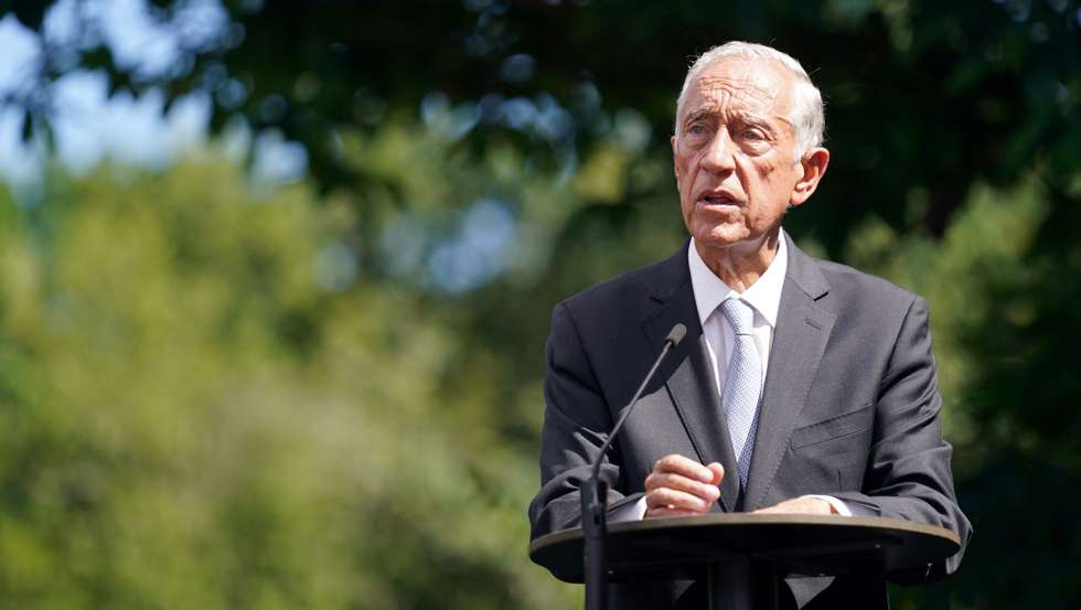 O Presidente da República, Marcelo Rebelo de Sousa, discursa na apresentação das Dinâmicas Empresariais de Braga: Cultura &amp; Solidariedade | Crescimento &amp; Inovação no DST Group em Braga no âmbito do programa das comemorações oficiais do Dia de Portugal, de Camões e das Comunidades Portuguesas a realizar em Braga, 9 de junho de 2022. HUGO DELGADO/LUSA