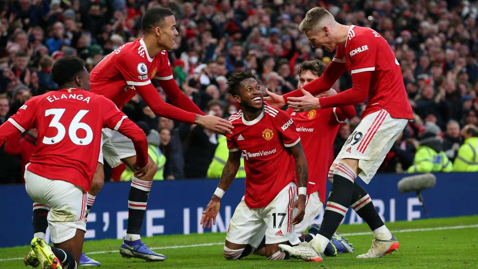 Fred marcou o único golo do encontro numa altura em que o Manchester United não estava tão forte como se apresentou no primeiro tempo